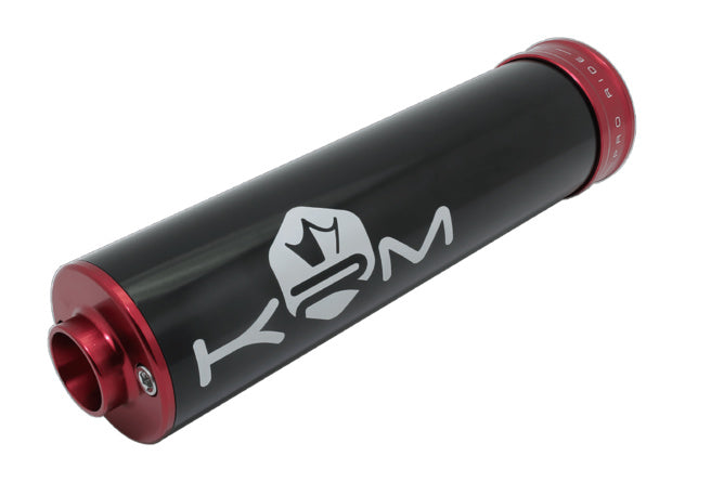 Silenziatore KRM 70-90cc Nero-Rosso