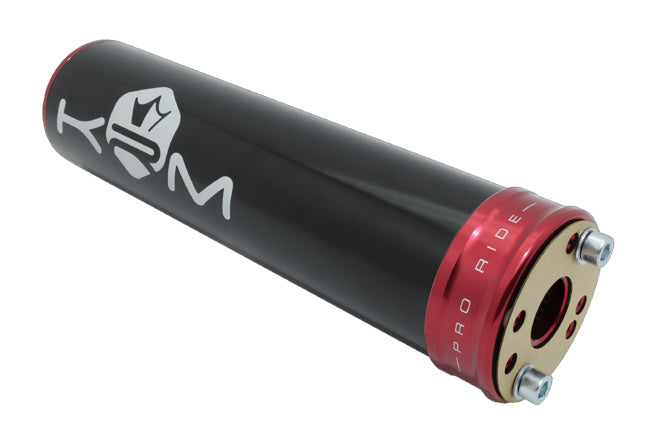 Silenziatore KRM 70-90cc Nero-Rosso