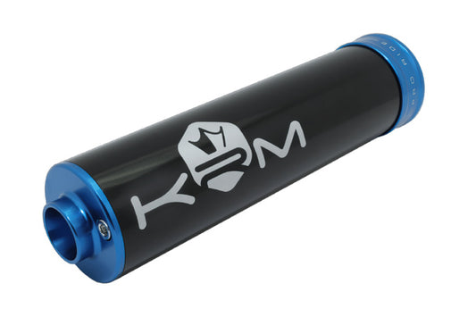 Silenziatore KRM 70-90cc Nero-Blu