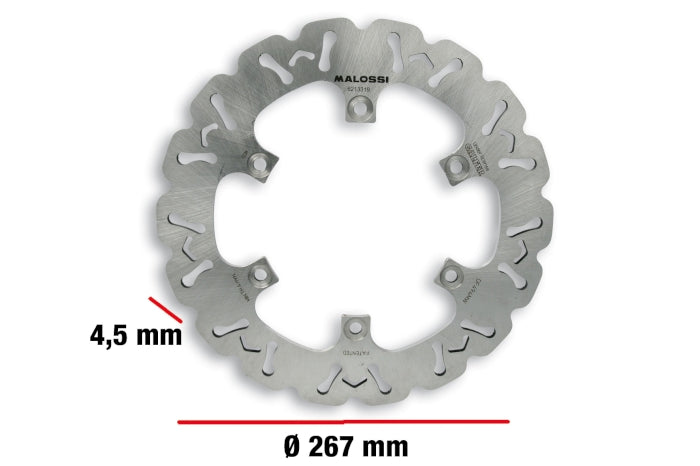 Disco freno whoop disc MHR Ø esterno 267 spessore 4,5mm