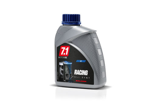 Olio motore 7.1 2T oil racing full Synt 1L veicoli con miscelatore separato